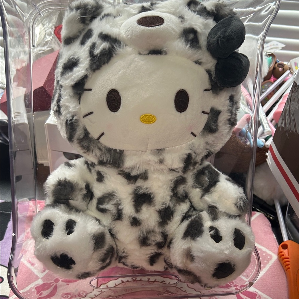 Sanrio Hello Kitty Plush in Black, White & Yellow Accents